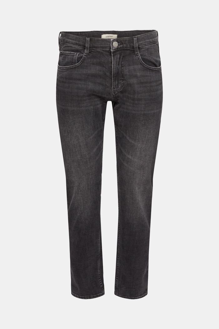 Slim-Fit-Jeans, BLACK MEDIUM WASHED, detail image number 6