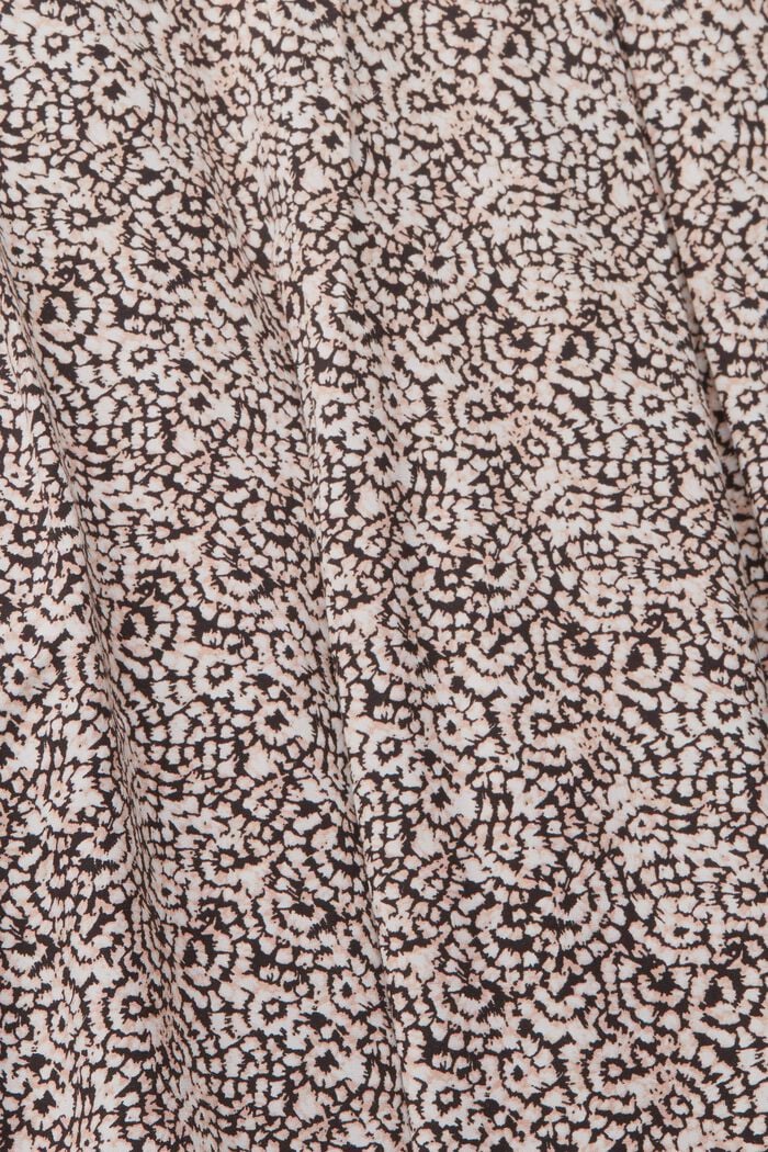 Gemusterte Shorts aus LENZING™ ECOVERO™, BLACK, detail image number 5