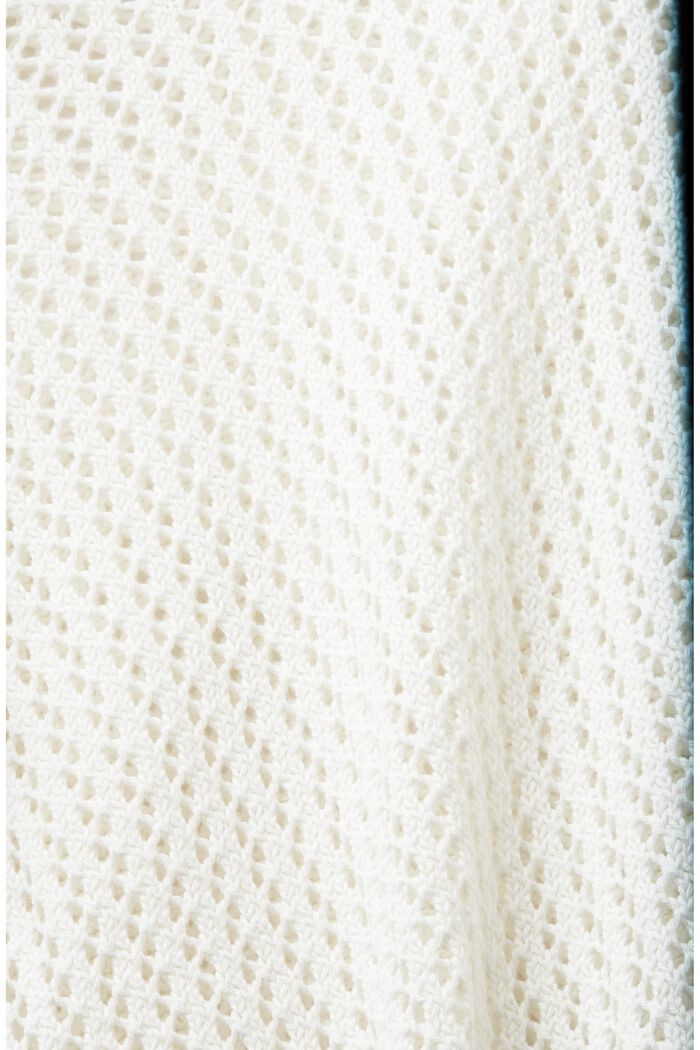 Strukturierter Pullover aus Bio-Baumwolle, OFF WHITE, detail image number 5