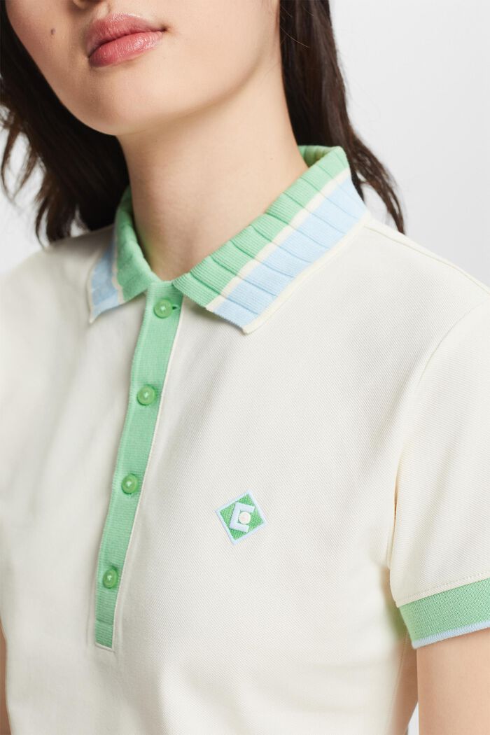 T-Shirt-Minikleid im Polo-Design, ICE, detail image number 3