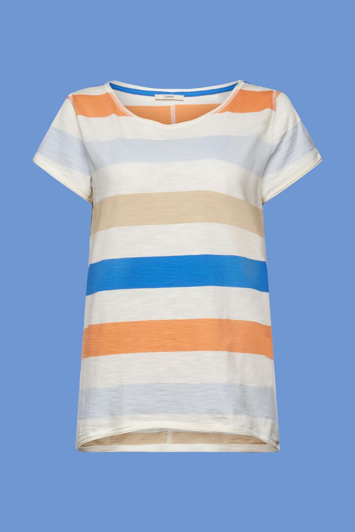 T-Shirt mit Streifen, 100% Baumwolle, ICE, detail image number 6