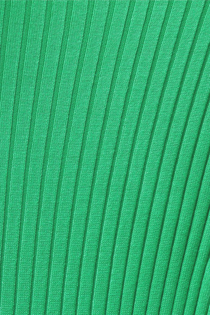 Maxikleid aus Rippstrick, GREEN, detail image number 5