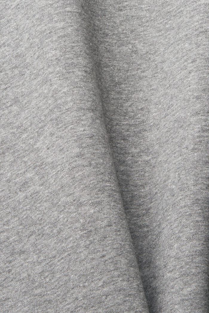 Sweatshirt mit bunter Logo-Stickerei, MEDIUM GREY, detail image number 5