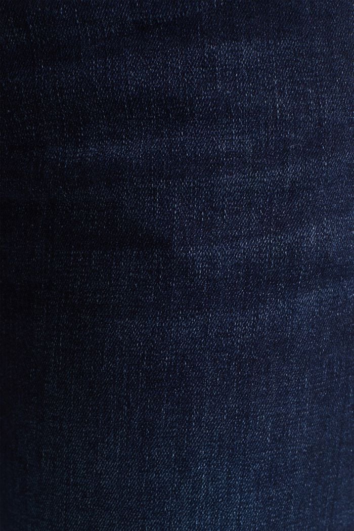 Stretch-Jeans mit Überbauchbund, DARK WASHED, detail image number 2