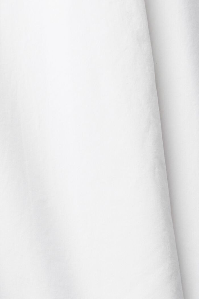Weiße Baumwollbluse im Oversized Fit, WHITE, detail image number 6