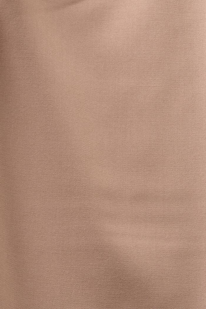 Chino mit hohem Bund und Gürtel, TAUPE, detail image number 5