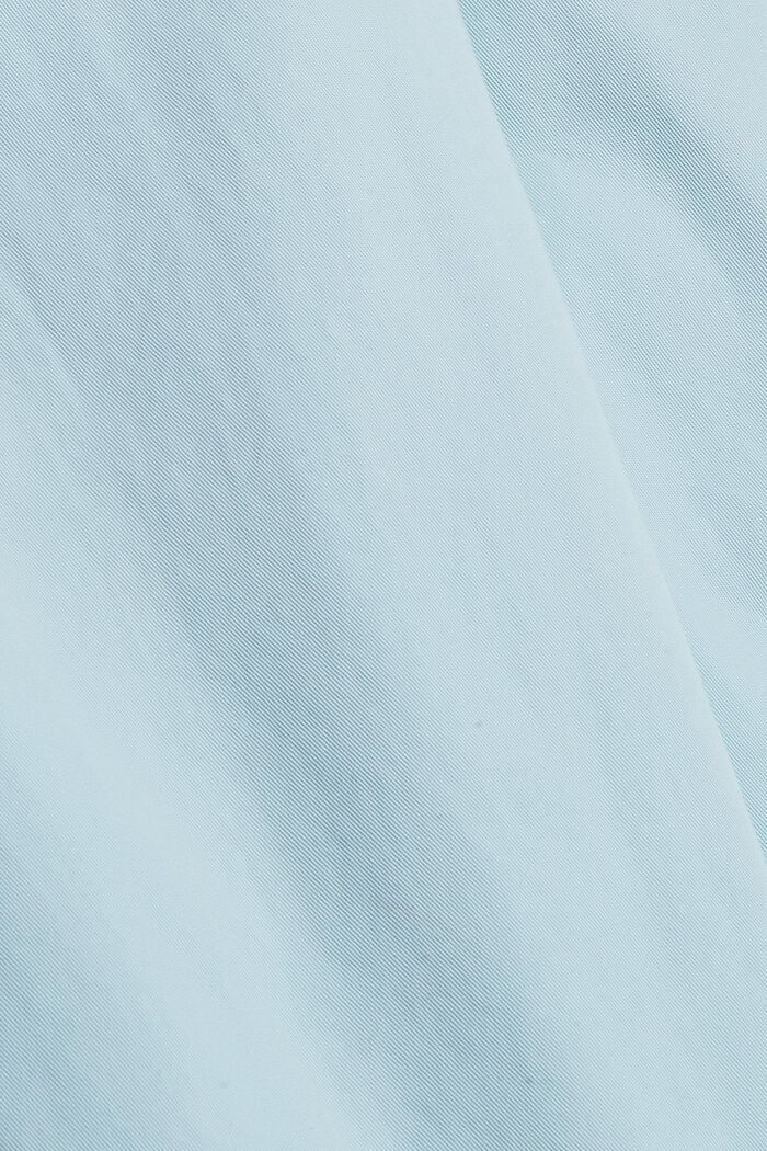 Gerade Chino mit hohem Bund aus Pima-Baumwolle, GREY BLUE, detail image number 1