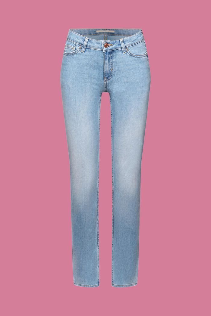 Stretch-Jeans, COOLMAX® EcoMade, BLUE MEDIUM WASHED, detail image number 6