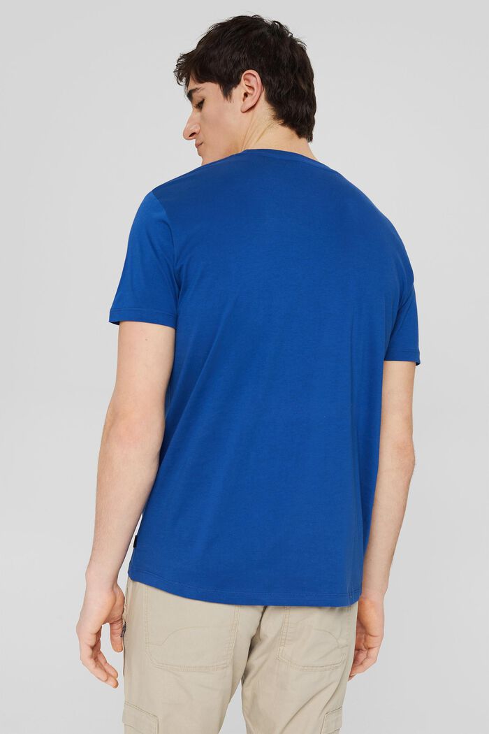 Jersey-Shirt mit Statementprint, BRIGHT BLUE, detail image number 3
