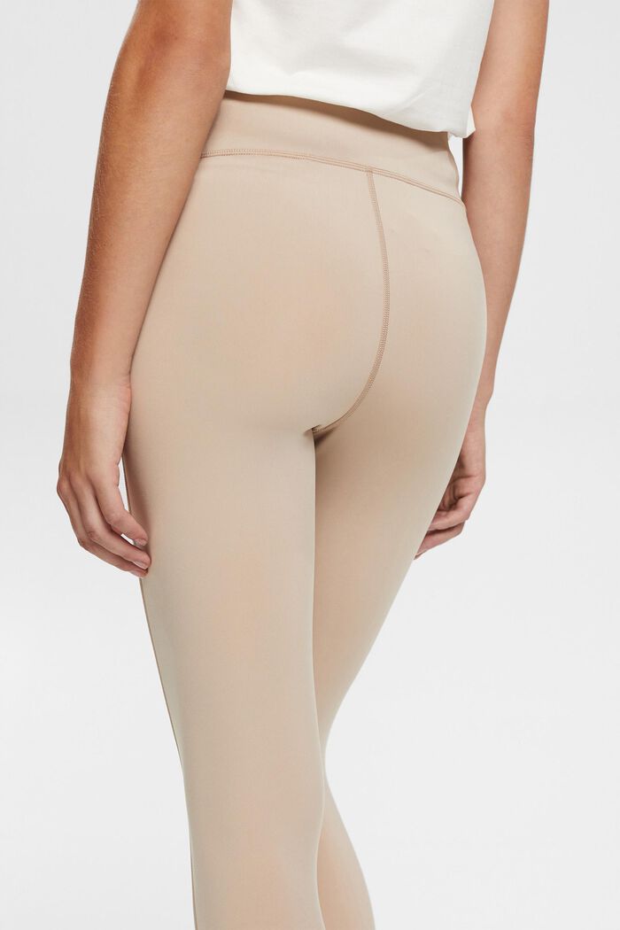 Recycled: Active-Leggings mit E-DRY, BEIGE, detail image number 0