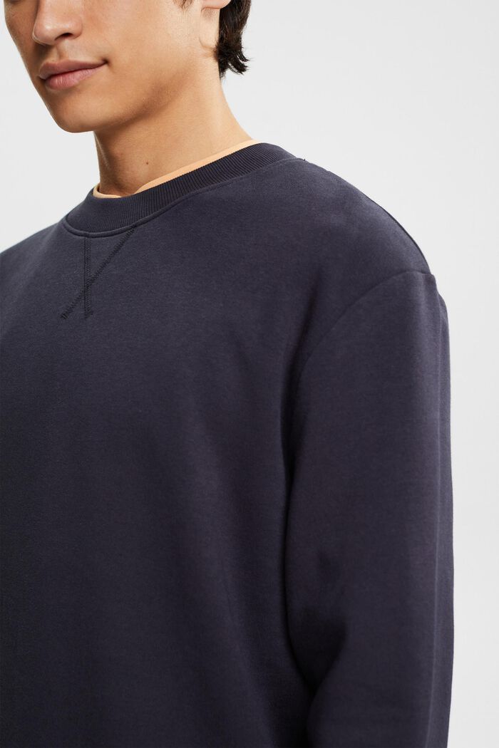 Recycelt: unifarbenes Sweatshirt, NAVY, detail image number 2