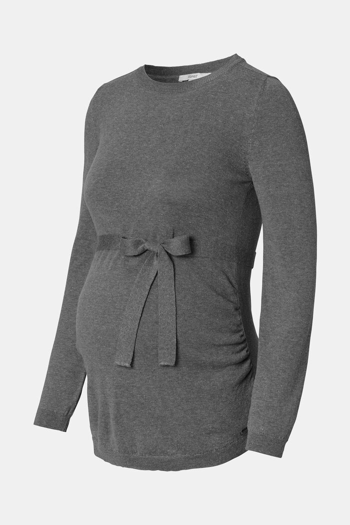 Sweaters, ANTHRACITE MELANGE, detail image number 0