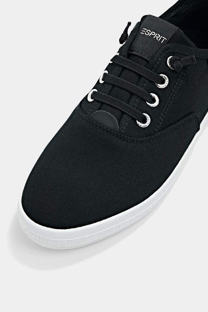Sneaker mit elastischen Schnürbändern, BLACK, detail image number 4