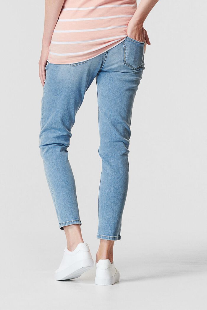 Jeans mit Überbauchbund, Organic Cotton, LIGHT WASHED, detail image number 1