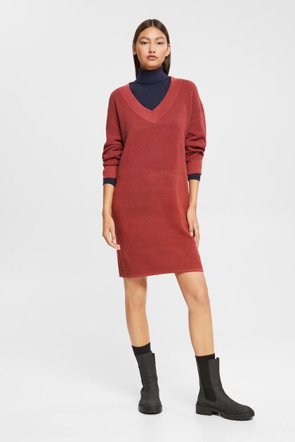 Pulloverkleid aus Baumwolle