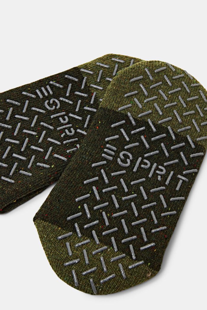 ABS-Socken aus Wollmix, OLIVINE, detail image number 1
