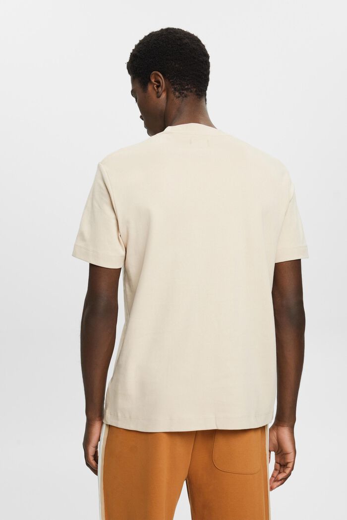 T-Shirt aus nachhaltiger Baumwolle, LIGHT TAUPE, detail image number 3