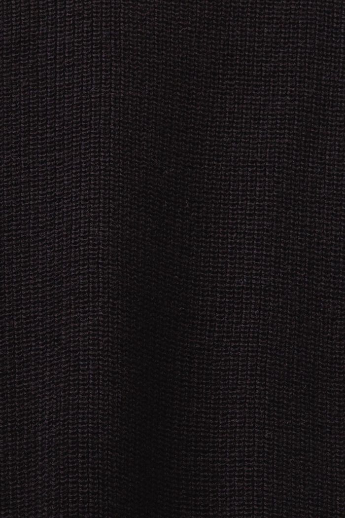 Rollkragenpullover mit Fledermausärmeln, BLACK, detail image number 5