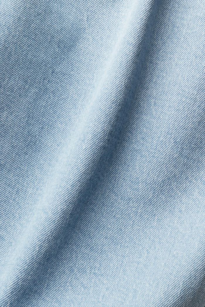 Jeans-Shorts mit Kordelzugbund, BLUE BLEACHED, detail image number 5