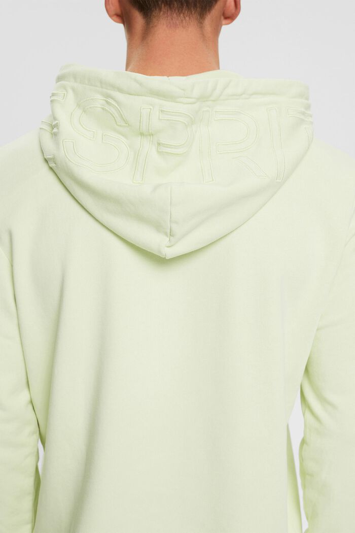 Recycelt: Sweatshirt mit Kapuze, LIGHT GREEN, detail image number 4