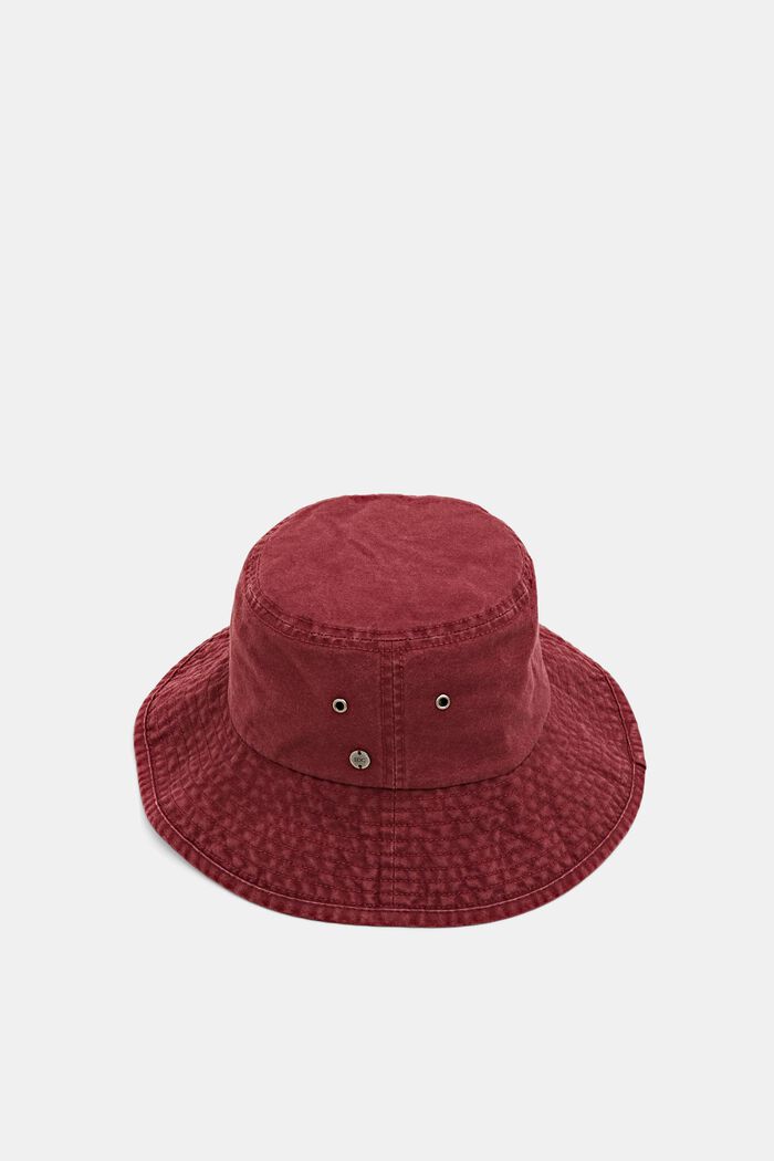 Bucket Hat mit Kordel, BORDEAUX RED, detail image number 0