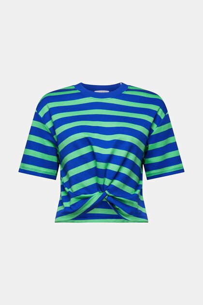 Gestreiftes T-Shirt im Twistdesign