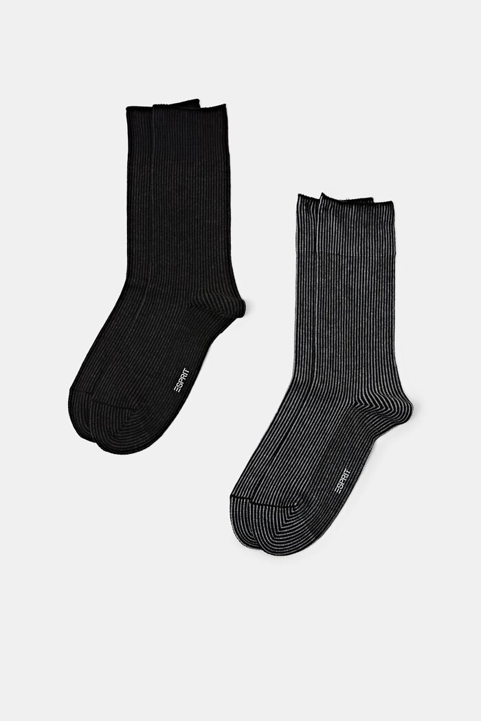 Socks, BLACK/ANTHRACITE, detail image number 0