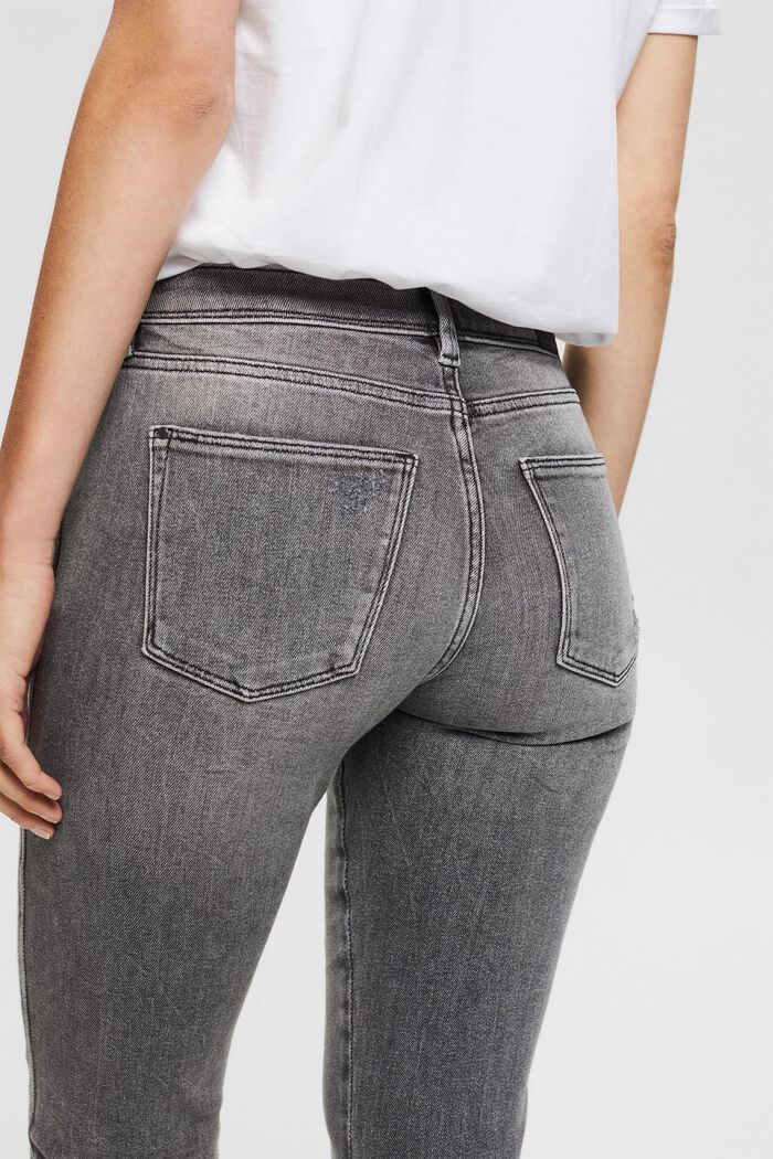 Stretch-Jeans mit Organic Cotton, GREY MEDIUM WASHED, detail image number 2