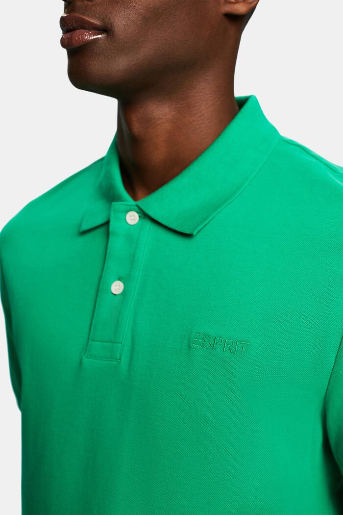 Piqué-Poloshirt, GREEN, detail image number 3