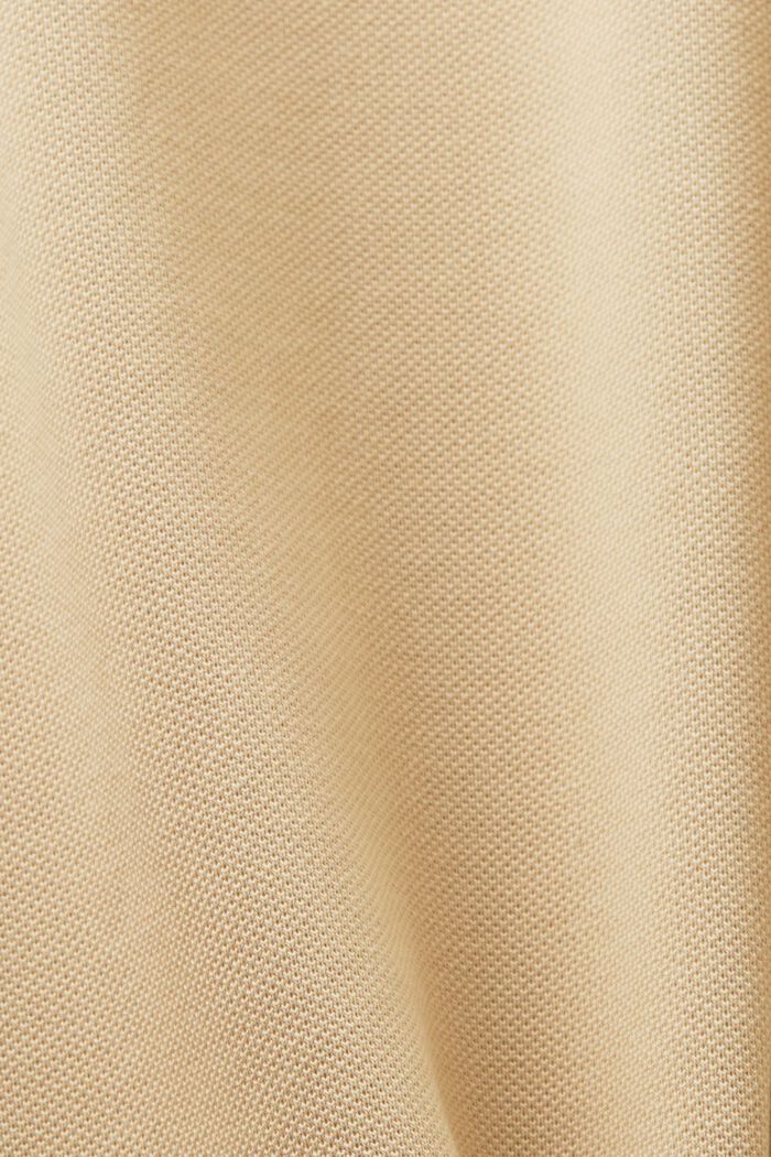 Zweifarbiges Piqué-Poloshirt, SAND, detail image number 5