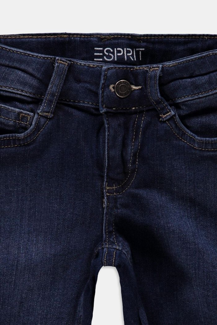 Jeans-Shorts mit Verstellbund, BLUE DARK WASHED, detail image number 2