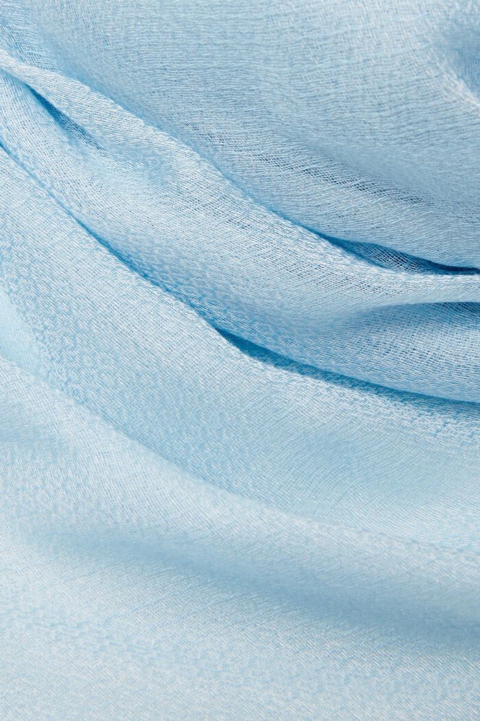 Leichter Schal, LIGHT TURQUOISE, detail image number 1