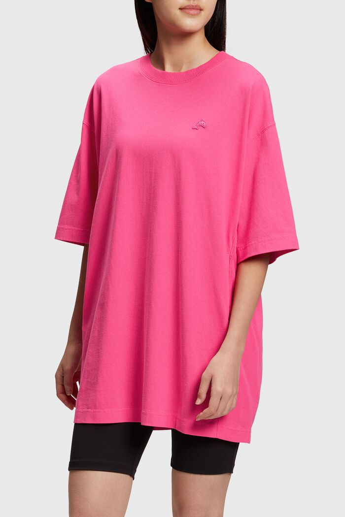 T-Shirt-Kleid mit Delfin-Patch, PINK, detail image number 6