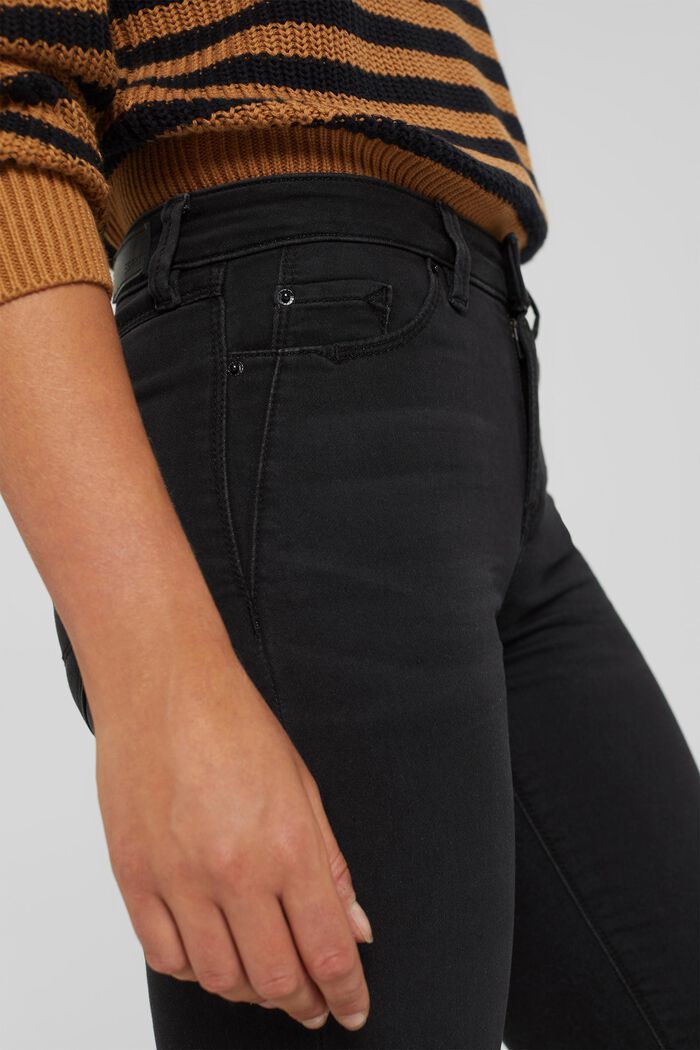 Black-Denim Jeans in bequemer Jogg-Qualität, BLACK DARK WASHED, detail image number 2