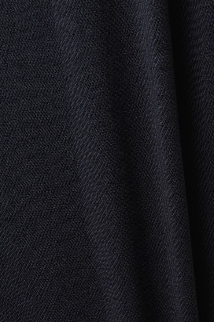 Jersey-T-Shirt mit Print, LENZING™ ECOVERO™, BLACK, detail image number 5