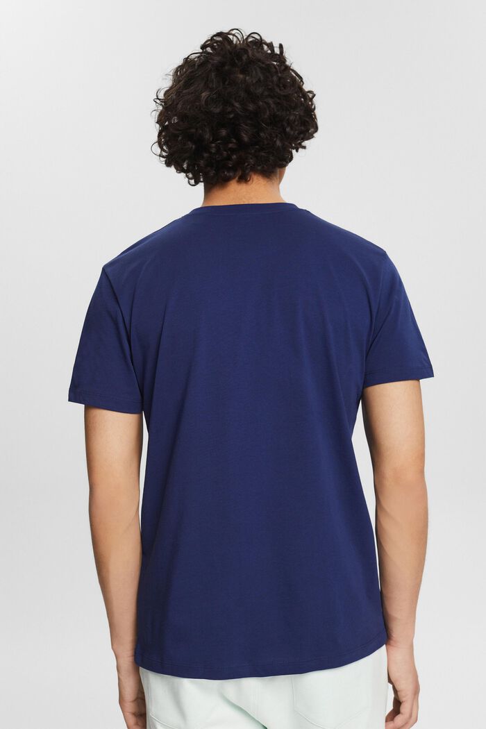 Jersey-T-Shirt mit Print, DARK BLUE, detail image number 3