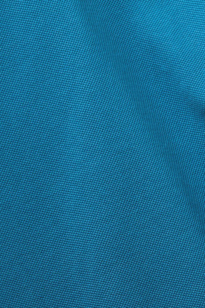 Slim Fit Poloshirt, PETROL BLUE, detail image number 5