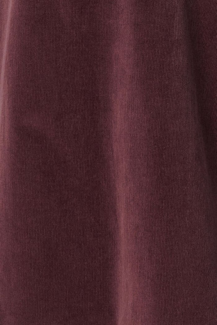 Stillfreundliches Kord-Kleid aus Baumwolle, COFFEE, detail image number 2