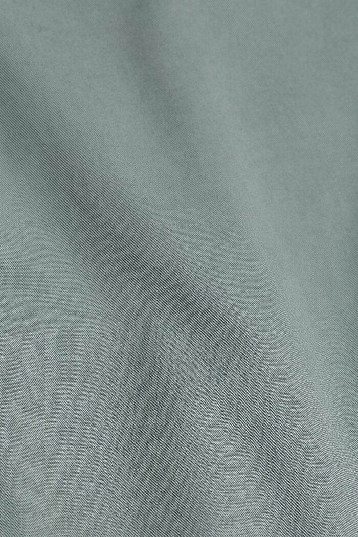 Chino mit hohem Bund ,100% Pima Baumwolle, DUSTY GREEN, detail image number 4