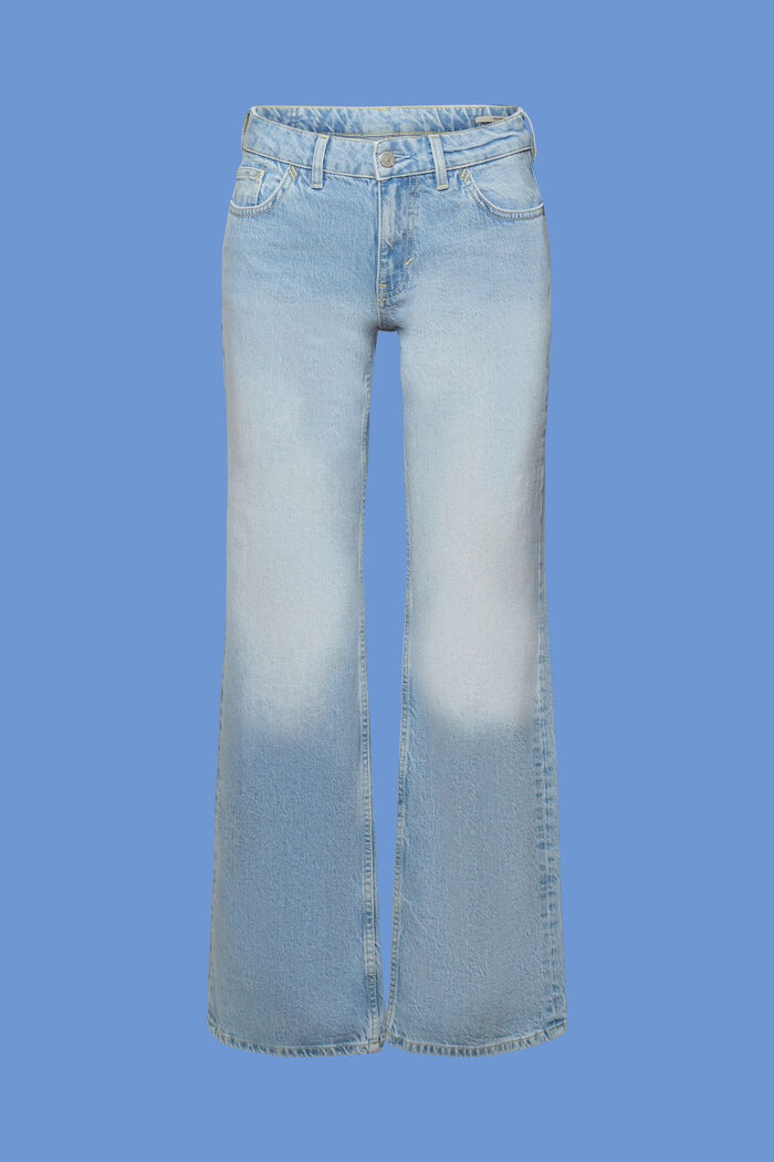 Ausgestellte Retro-Jeans, BLUE LIGHT WASHED, detail image number 7