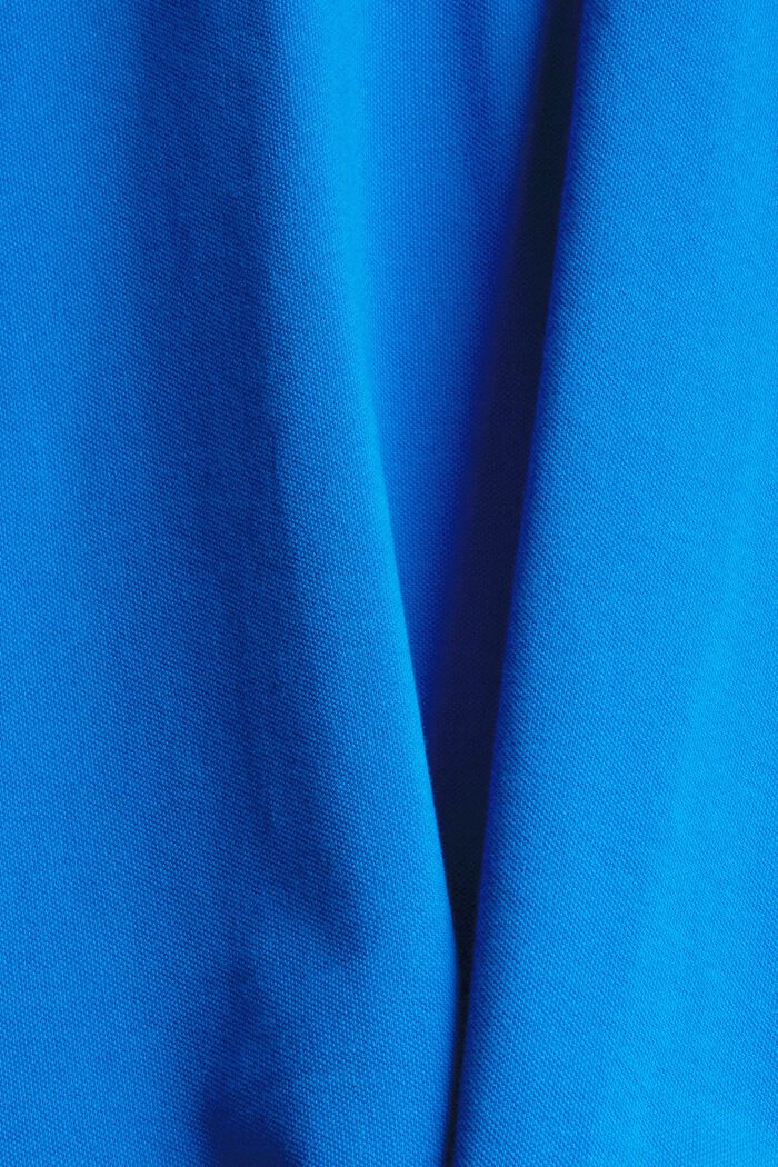 Poloshirt aus Baumwolle, BRIGHT BLUE, detail image number 4