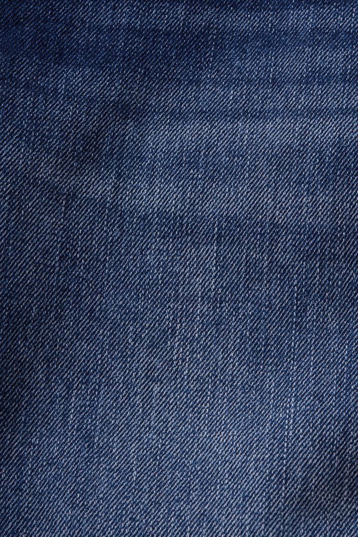 Locker geschnittene Jeansshorts, BLUE LIGHT WASHED, detail image number 4