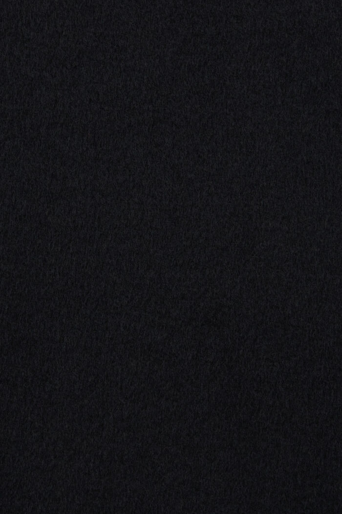 Doppelreihiger Mantel aus Wollmix, BLACK, detail image number 5