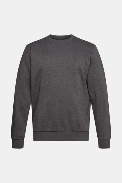 Recycelt: Sweatshirt, DARK GREY, overview