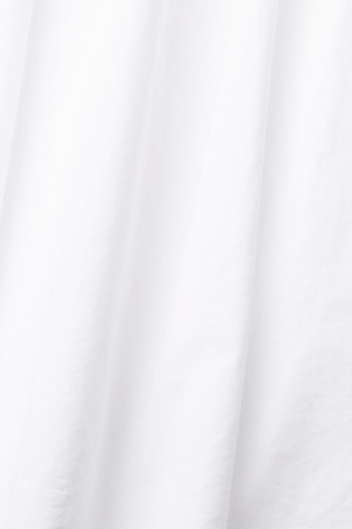 Bluse mit gerüschten Ärmelbündchen, WHITE, detail image number 1