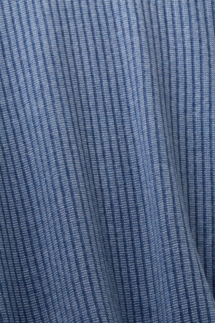 Rippstrickpullover im Zweifarben-Look, BLUE, detail image number 5