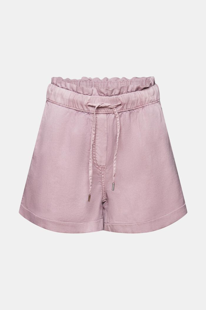 Pull-on-Shorts aus Twill, MAUVE, detail image number 7