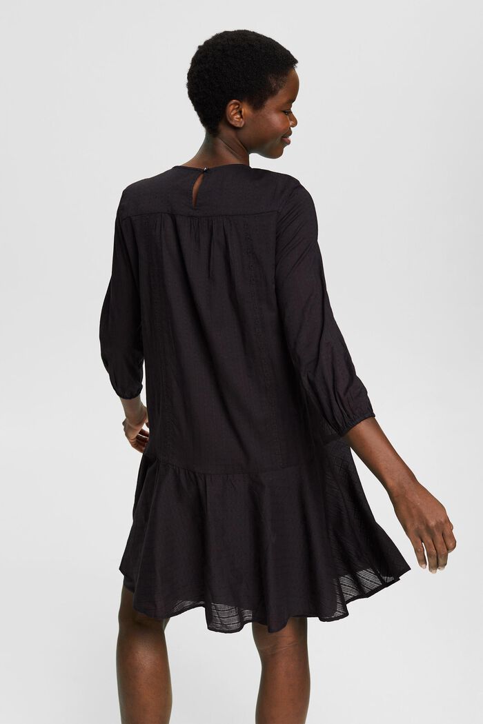 Kleid mit feiner Stickerei, BLACK, detail image number 2