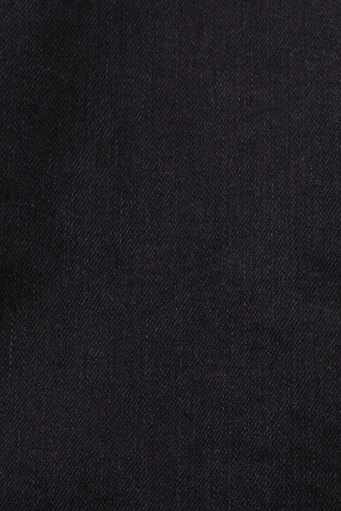 Recycelt: Skinny Jeans mit mittelhohem Bund, BLACK DARK WASHED, detail image number 6