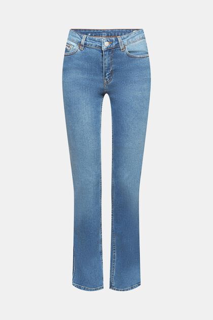 High-Rise-Jeans mit geradem Bein